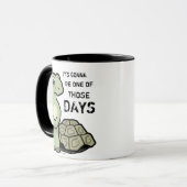 Mug Un de la tortue mignonne de ces jours (Devant gauche)
