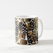 Mug Un design abstrait qui transforme une peau animale (Devant droit)