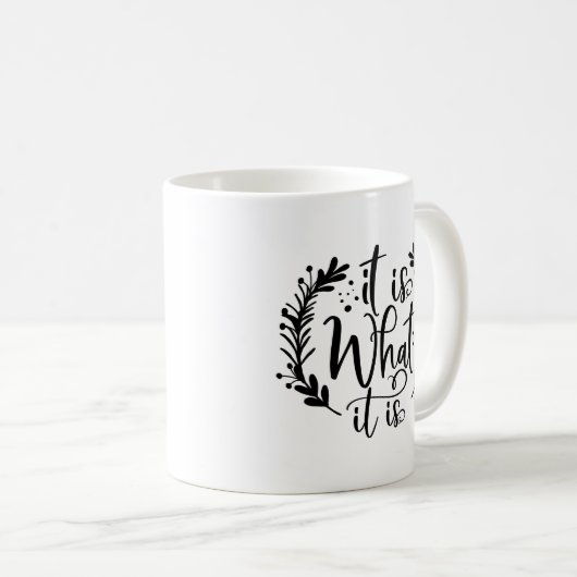 Mug Un Design Amusant Avec Un Dit Que C'Est Ce Que C'E (Devant droit)