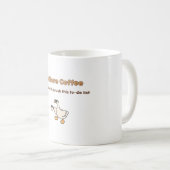 Mug Un design de canard pour One More Coffee (Devant droit)
