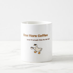 Mug Un design de canard pour One More Coffee