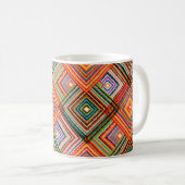 Mug Un design de patchwork motif transparent. Rangeur (Devant droit)