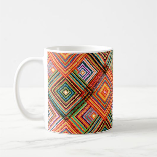 Mug Un design de patchwork motif transparent. Rangeur (Gauche)