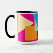 Mug Un design de style rétro géométrique (Gauche)