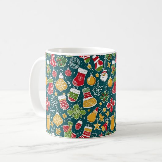 Mug Un design motif de Noël (Devant gauche)