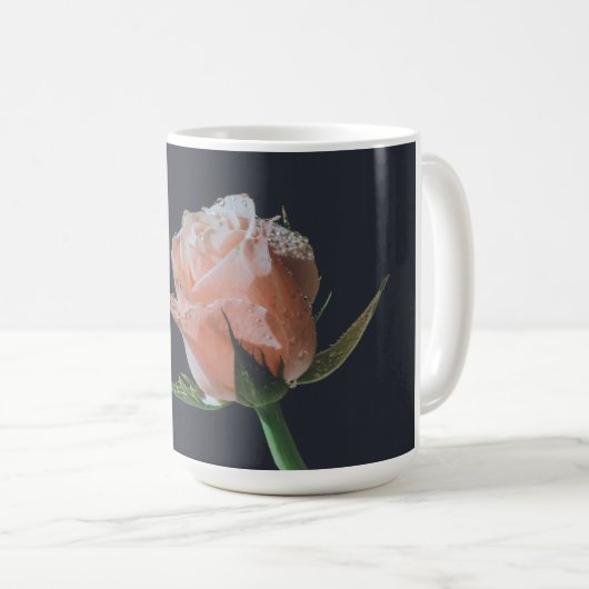 Mug Un design rose (Devant droit)