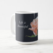 Mug Un design rose (Devant gauche)