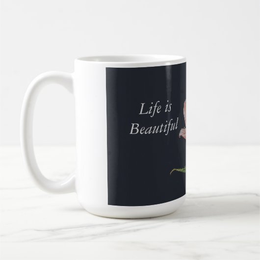 Mug Un design rose (Gauche)