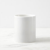 Mug un design rouge et marron sur un arrière - plan bl (Centre)
