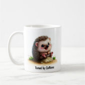 Mug Un dessin numérique d'un hérisson mignon (Gauche)