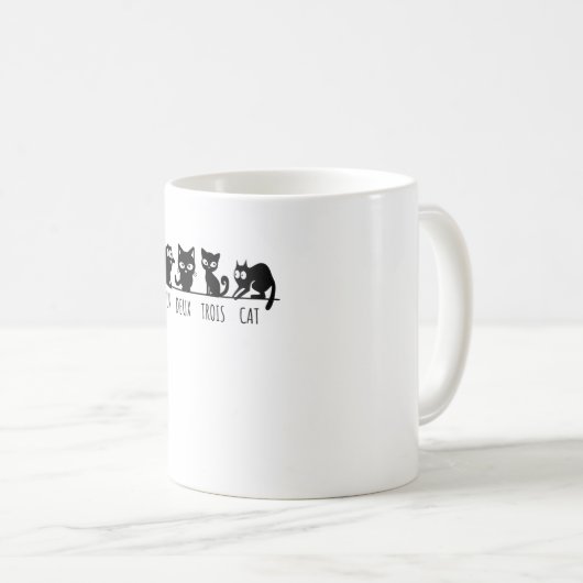 Mug Un Deux Trois Cat (Devant droit)