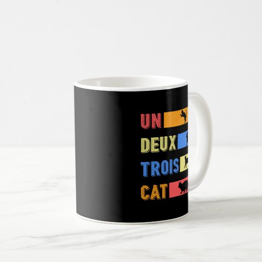 Mug Un Deux Trois Cat (Devant droit)