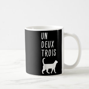 Mug Un Deux Trois Cat Chemise Funny Enseignant Françai