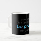 Mug Un devis motivant pour votre santé mentale quotidi (Devant gauche)
