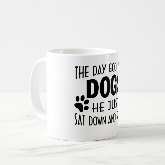 MUG UN DIEU A FAIT DES CHIENS (Devant gauche)