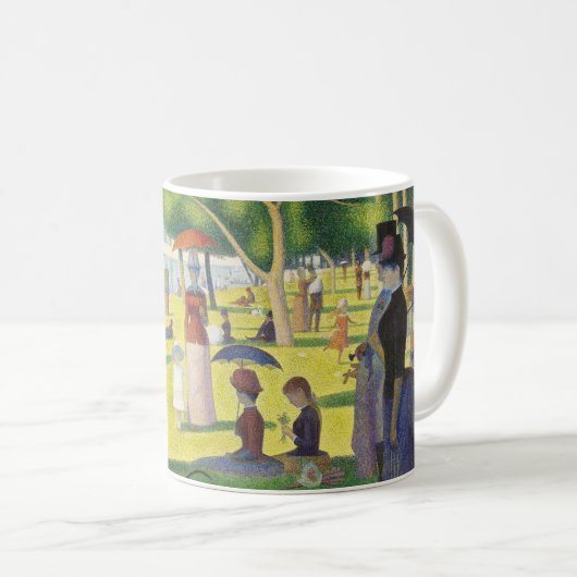 Mug Un dimanche à La Grande Jatte par Georges Seurat (Devant droit)
