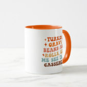 Mug Un Dîner Rétro D'Action De Grâce (Devant droit)