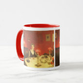 Mug Un dîner table de nuit par John Singer Sargent (Devant gauche)
