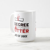 Mug Un diplôme Hotter Graduation (Devant gauche)