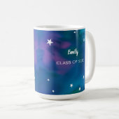 Mug Un diplôme inspirant pour elle sur l'aquarelle ble (Devant droit)