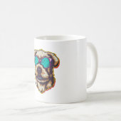 MUG UN DORABLE D O G AVEC DES LUNETTES SOLEIL (Devant droit)