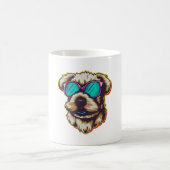 MUG UN DORABLE D O G AVEC DES LUNETTES SOLEIL (Centre)