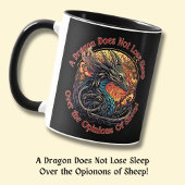 Mug Un Dragon Ne Dort Pas Sur Les Opinions Moutons