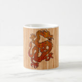 Mug Un dragon rouge sur Bambou comme (Centre)