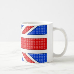 Mug Un drapeau Union Jack texturé.