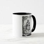Mug Un druide britannique, gravé en van der Gucht, (Devant droit)