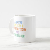 Mug un écrivain concocte une histoire différente pour (Devant gauche)