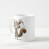 Mug Un écureuil en peluche verte (Devant gauche)