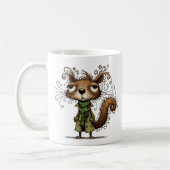 Mug Un écureuil en peluche verte (Gauche)