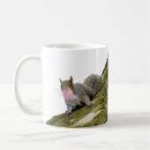 Mug Un écureuil souffle une bulle photo d'un animal (Gauche)