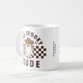 Mug Un Éffrayant garçon Occidental Fantôme d'anniversa (Devant gauche)