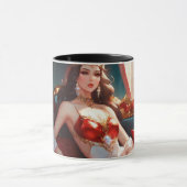 Mug UN EMPRESS avec une couronne de cristal classique (Centre)