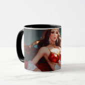Mug UN EMPRESS avec une couronne de cristal classique (Devant gauche)