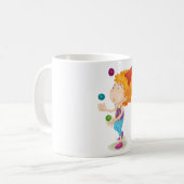 Mug Un Enfant De La Fête Jongle Des Boules Colorées (Devant gauche)