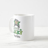 Mug Un enseignant chanceux - Saint-Patrick (Devant gauche)