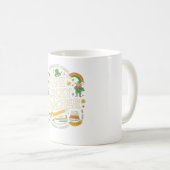 Mug Un enseignant chanceux St. Patrick's Day Enseignan (Devant droit)