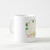 Mug Un enseignant chanceux St. Patrick's Day Enseignan (Devant gauche)