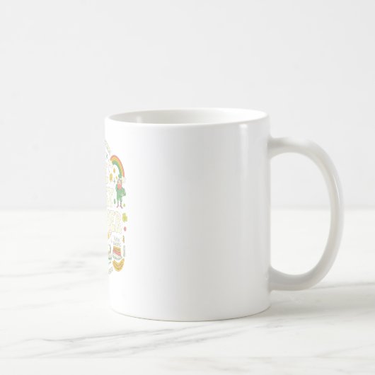 Mug Un enseignant chanceux St. Patrick's Day Enseignan (Droite)