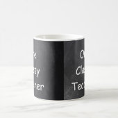 Mug Un enseignant classique Chalkboard Design Idée cad (Centre)
