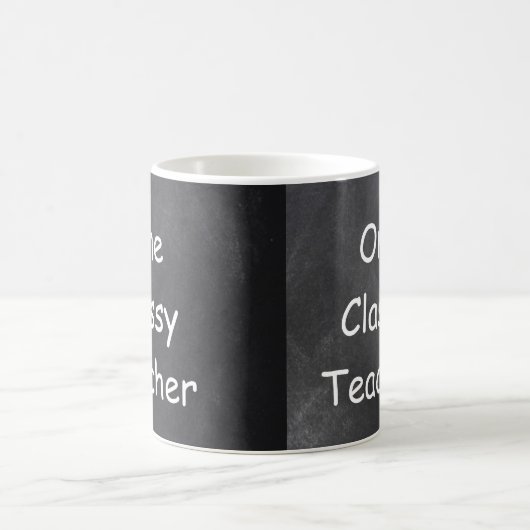 Mug Un enseignant classique Chalkboard Design Idée cad (Centre)