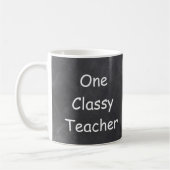 Mug Un enseignant classique Chalkboard Design Idée cad (Gauche)