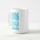 Mug Un enseignant vraiment incroyable est difficile à  (Devant gauche)