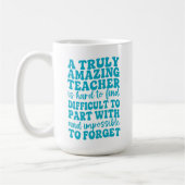 Mug Un enseignant vraiment incroyable est difficile à  (Gauche)