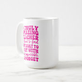 Mug Un enseignant vraiment incroyable est difficile à (Devant gauche)
