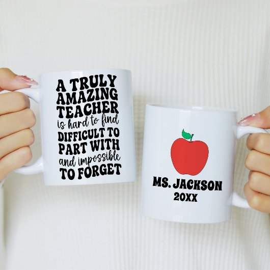 Mug Un enseignant vraiment incroyable est difficile à 