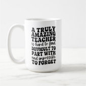 Mug Un enseignant vraiment incroyable est difficile à  (Gauche)